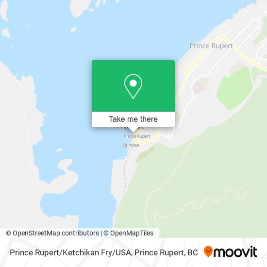 Prince Rupert / Ketchikan Fry / USA map
