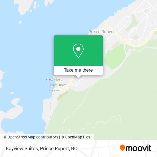 Bayview Suites map