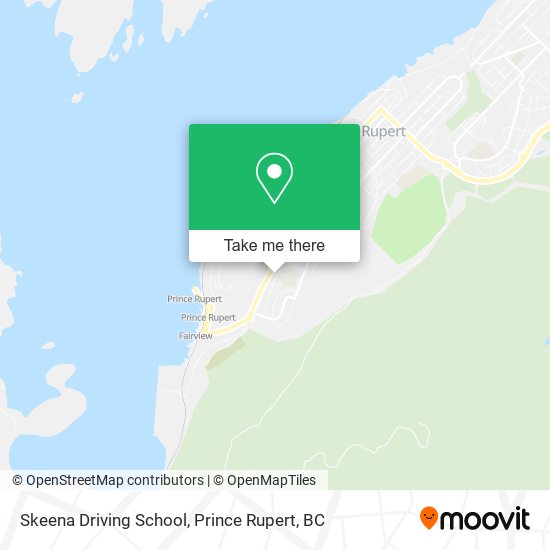 Skeena Driving School map