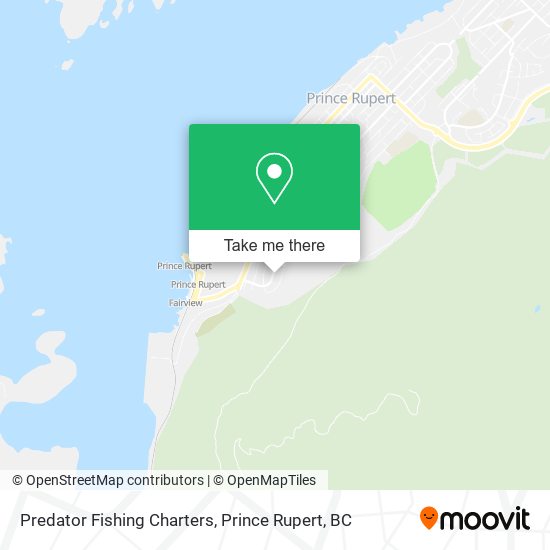 Predator Fishing Charters map