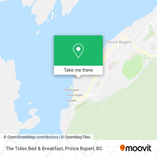 The Tides Bed & Breakfast map