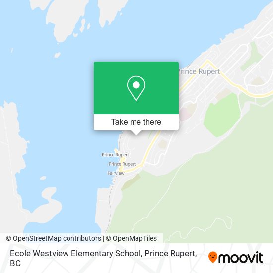 Ecole Westview Elementary School map