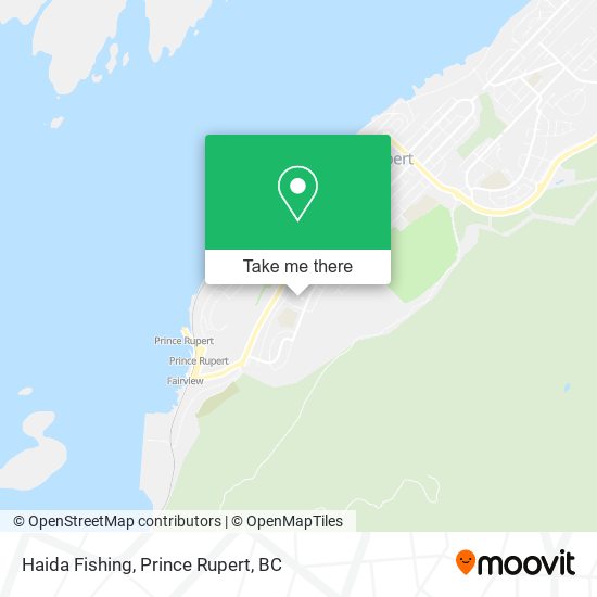 Haida Fishing map