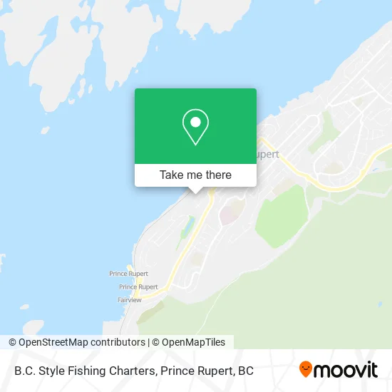 B.C. Style Fishing Charters map