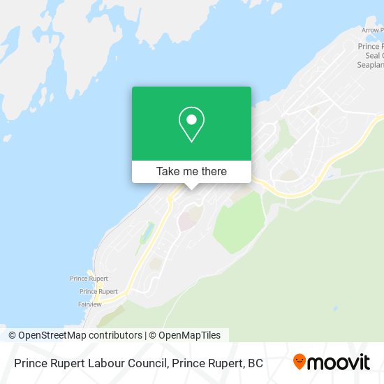 Prince Rupert Labour Council map