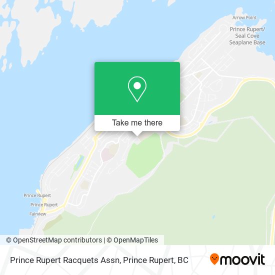 Prince Rupert Racquets Assn map