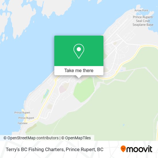 Terry's BC Fishing Charters map