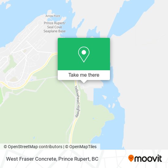 West Fraser Concrete map