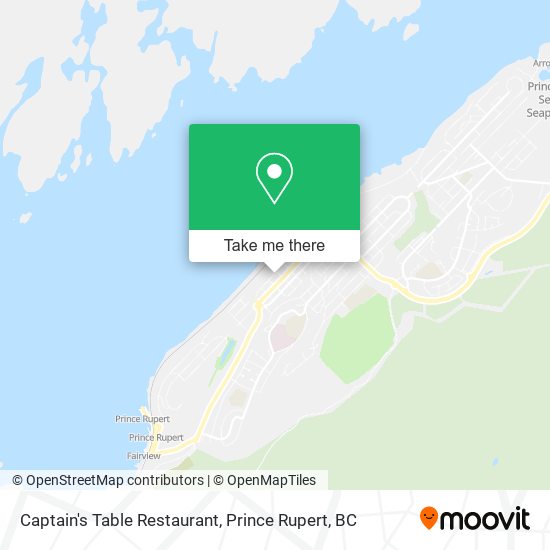 Captain's Table Restaurant map