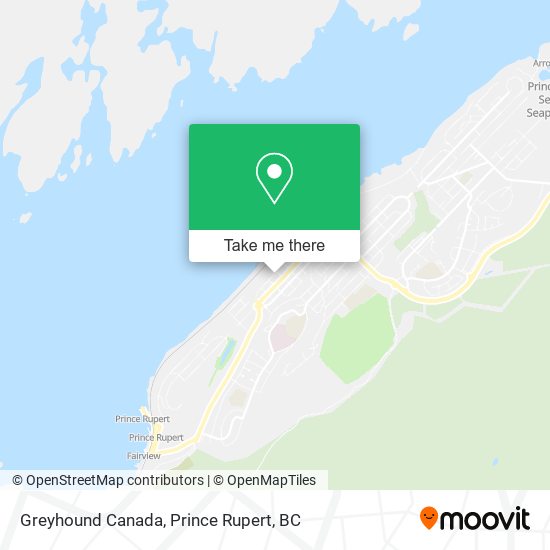 Greyhound Canada map