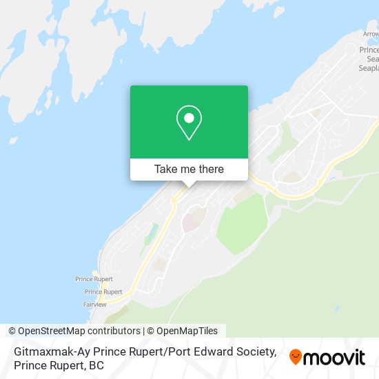 Gitmaxmak-Ay Prince Rupert / Port Edward Society map