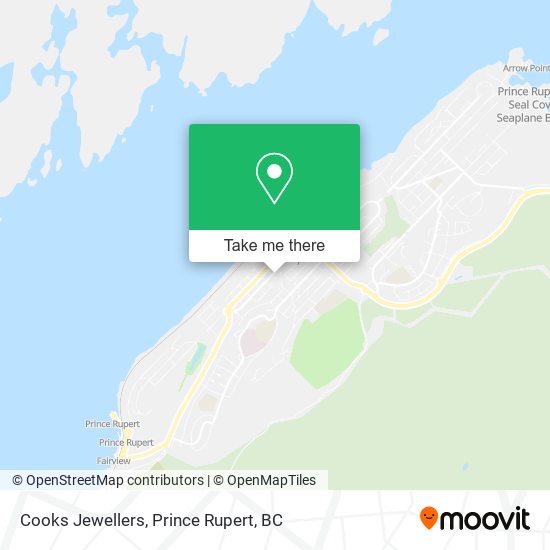 Cooks Jewellers map