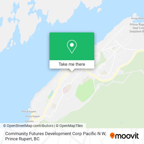 Community Futures Development Corp Pacific N W map