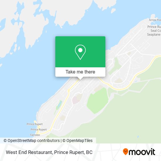 West End Restaurant map