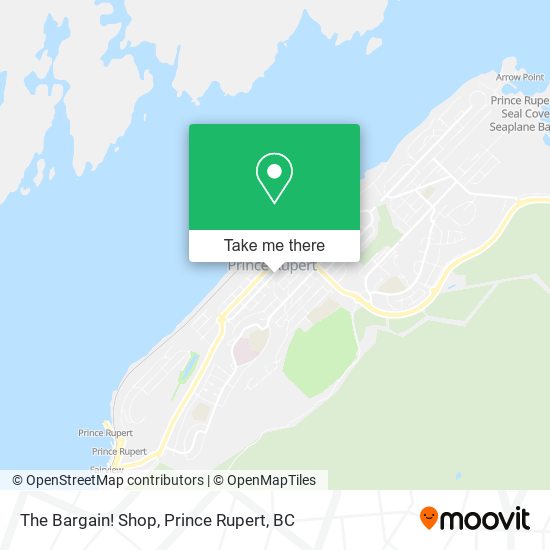 The Bargain! Shop map