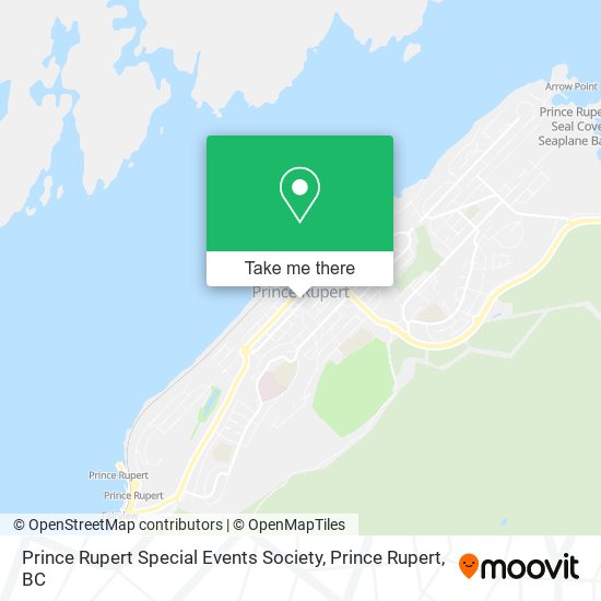 Prince Rupert Special Events Society map