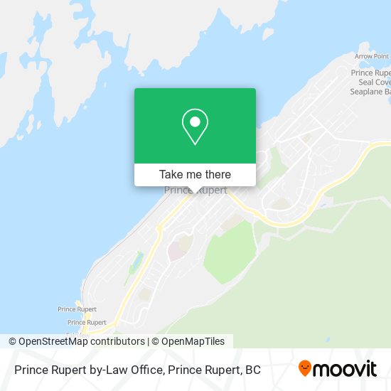 Prince Rupert by-Law Office map