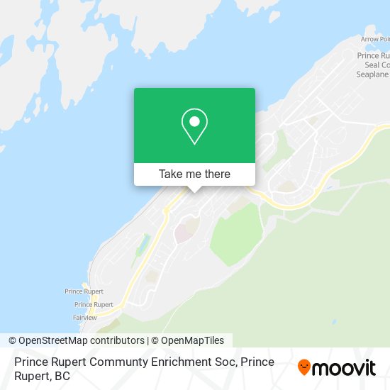 Prince Rupert Communty Enrichment Soc map