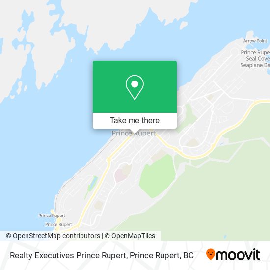 Realty Executives Prince Rupert map