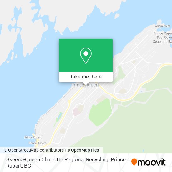 Skeena-Queen Charlotte Regional Recycling map