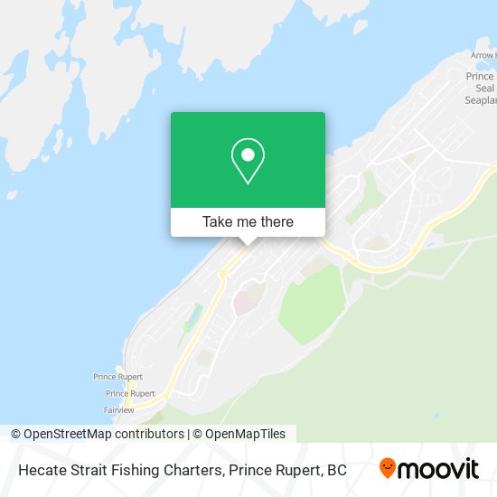 Hecate Strait Fishing Charters map