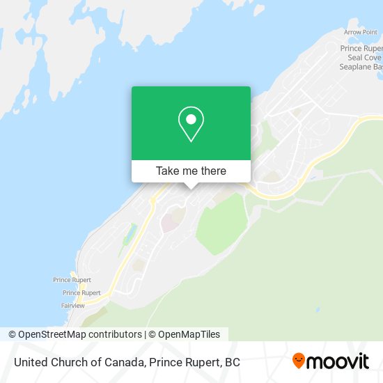 United Church of Canada map