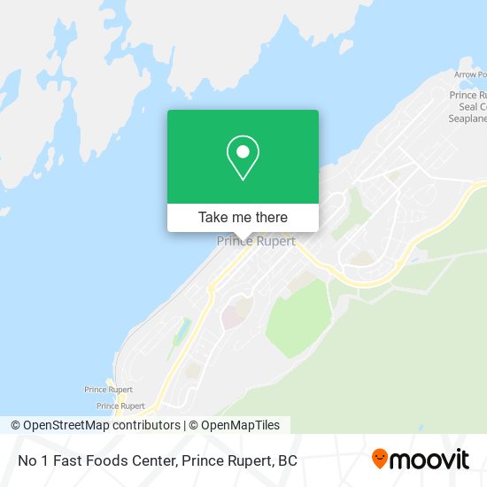 No 1 Fast Foods Center map
