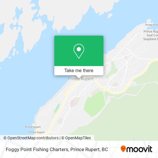 Foggy Point Fishing Charters map