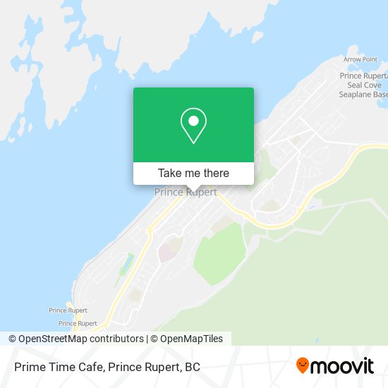 Prime Time Cafe map