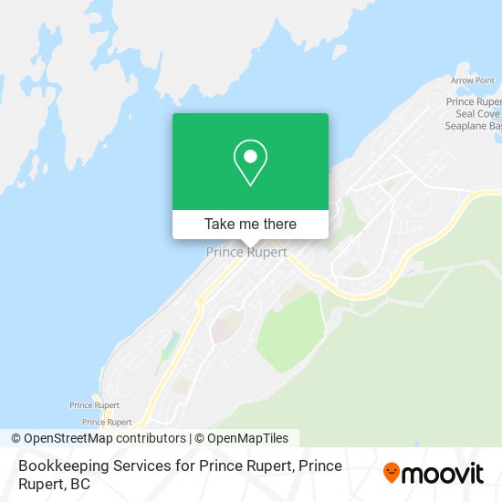 Bookkeeping Services for Prince Rupert map