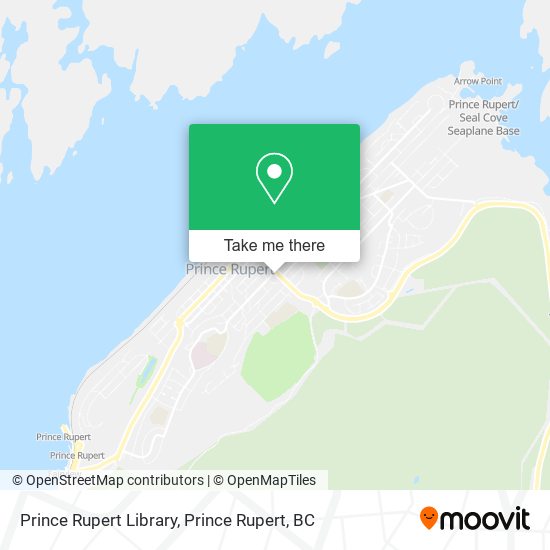 Prince Rupert Library map