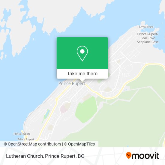 Lutheran Church map