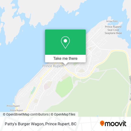 Patty's Burger Wagon map