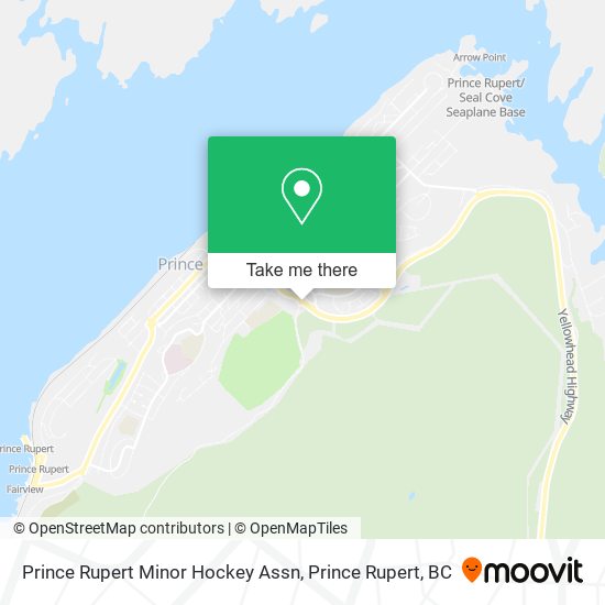 Prince Rupert Minor Hockey Assn map