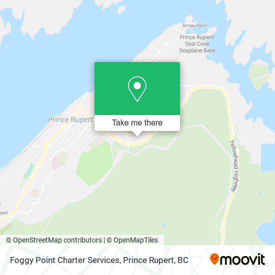 Foggy Point Charter Services map