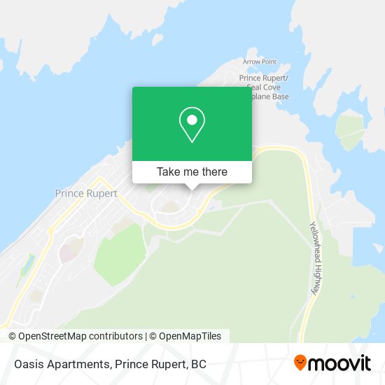 Oasis Apartments map