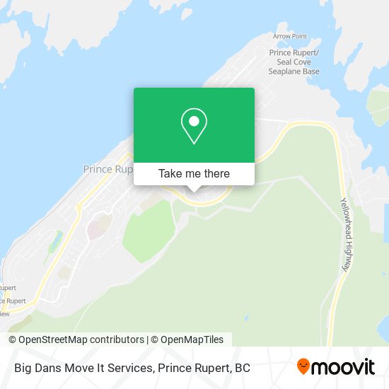 Big Dans Move It Services map