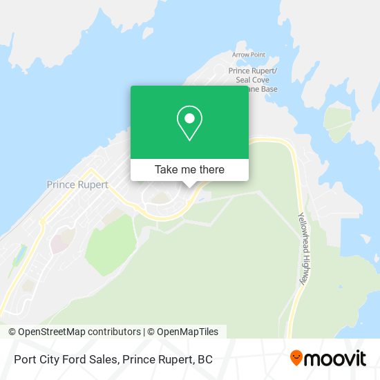Port City Ford Sales map