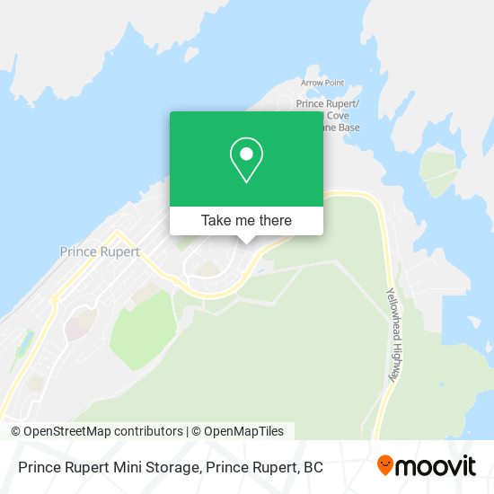 Prince Rupert Mini Storage map