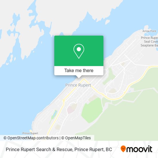 Prince Rupert Search & Rescue map