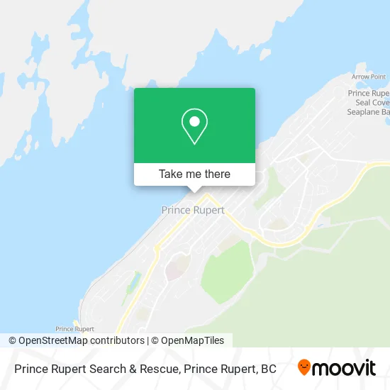 Prince Rupert Search & Rescue map