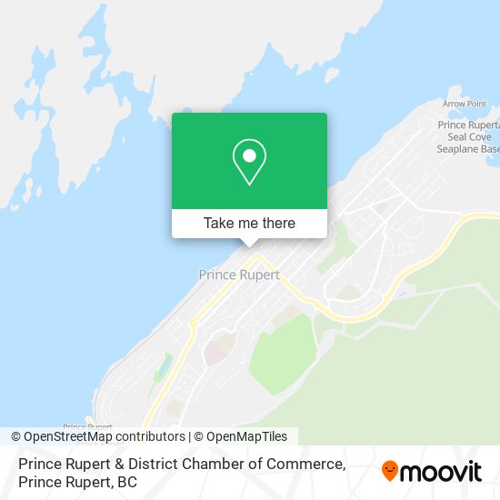 Prince Rupert & District Chamber of Commerce map