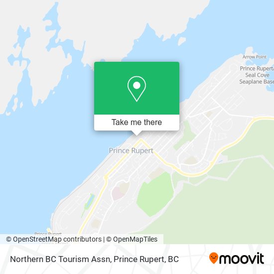 Northern BC Tourism Assn map