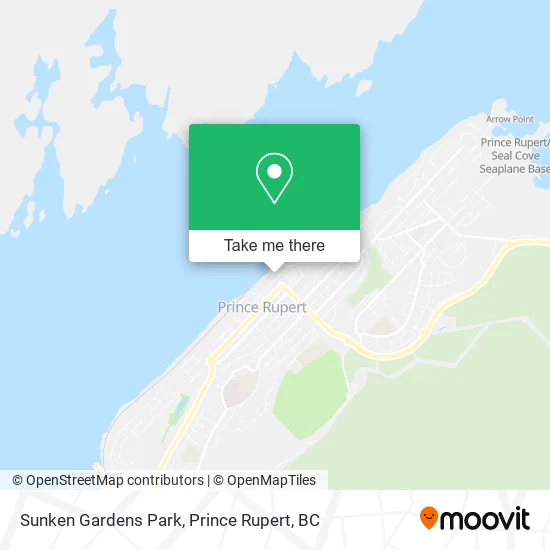 Sunken Gardens Park map