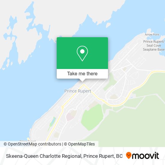 Skeena-Queen Charlotte Regional map