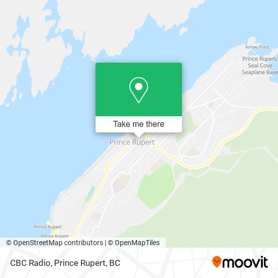CBC Radio map
