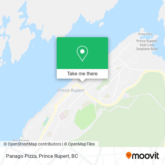 Panago Pizza map