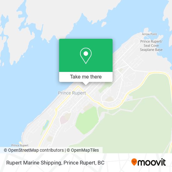 Rupert Marine Shipping map