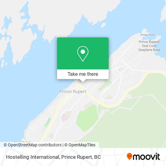 Hostelling International map