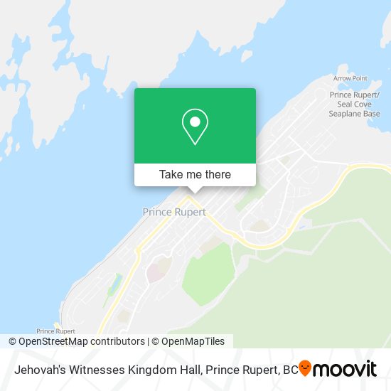 Jehovah's Witnesses Kingdom Hall map